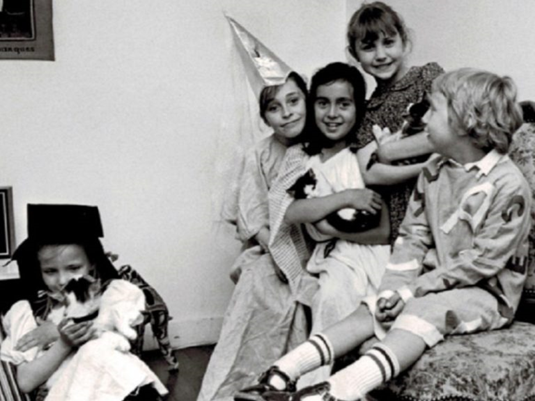 Photo d'anniversaire à Colombes en 1980 par Marc Gantier