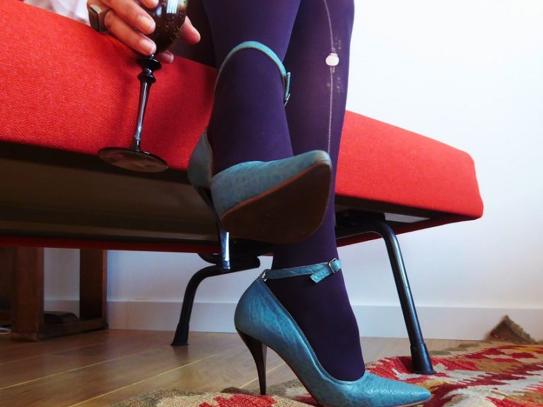 Chaussures à talons prises par Aurelia Gantier