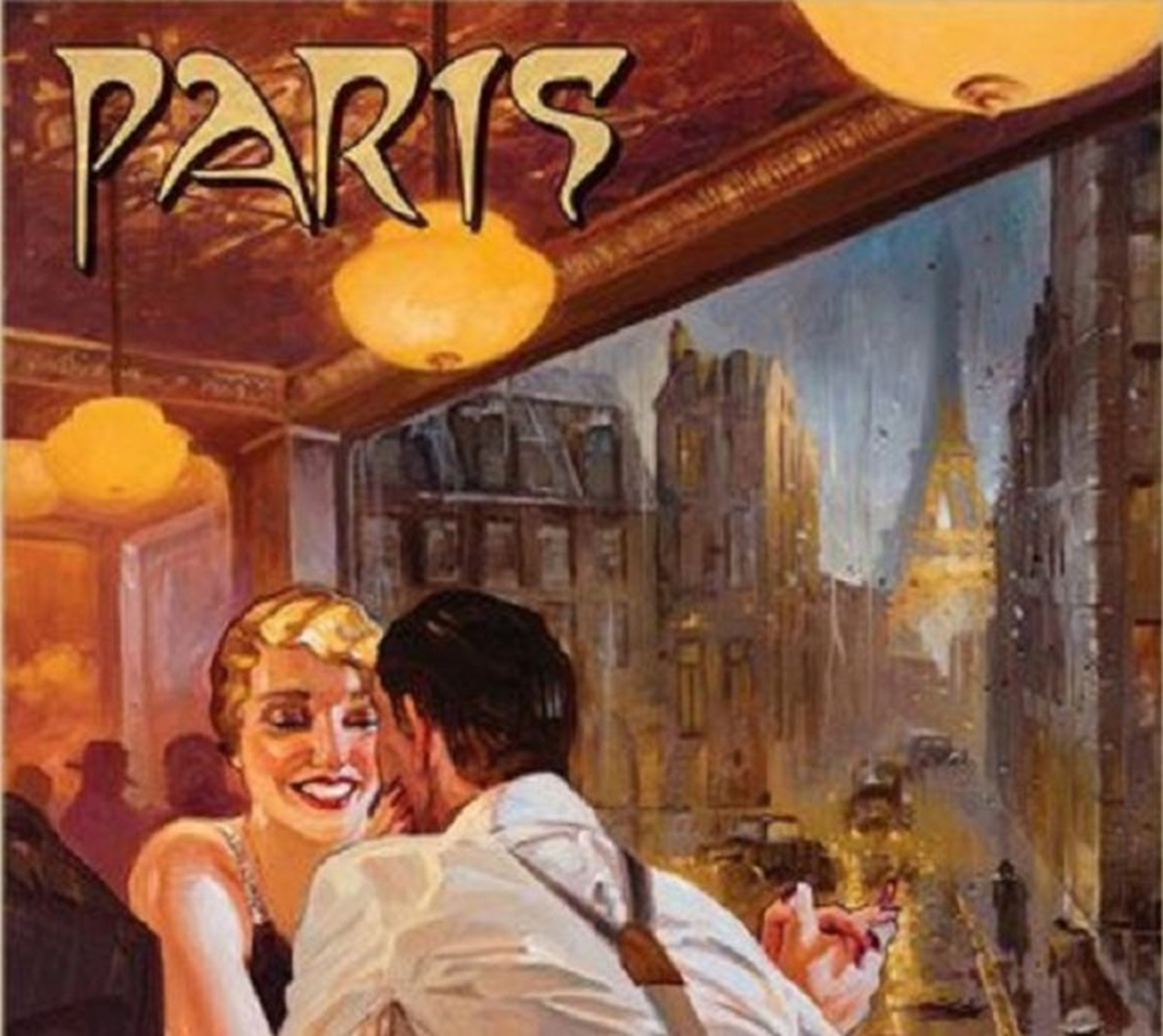 Vieille affiche de Paris