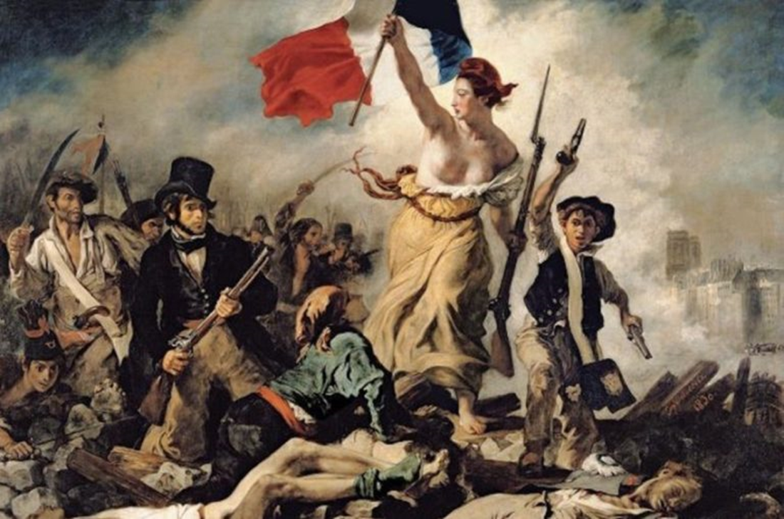 La liberté guidant le peuple de Delacroix