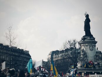 La manifestation de soutien à l'Ukraine Mars 2022